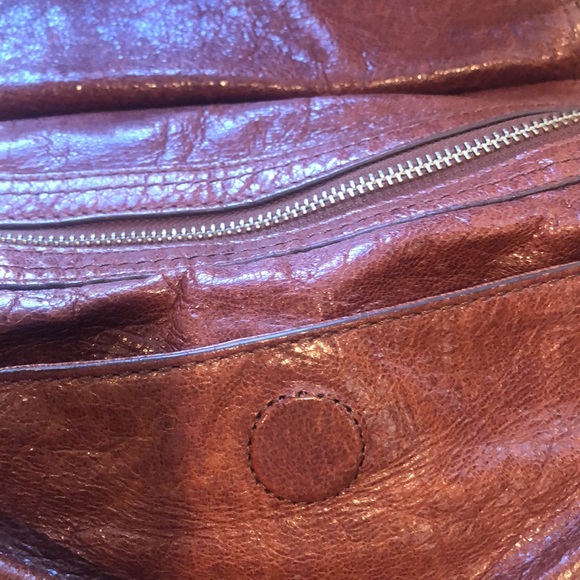 KOOBA BAG IN GLOSSY MAHOGANY LEATHER - Picture 7 of 10